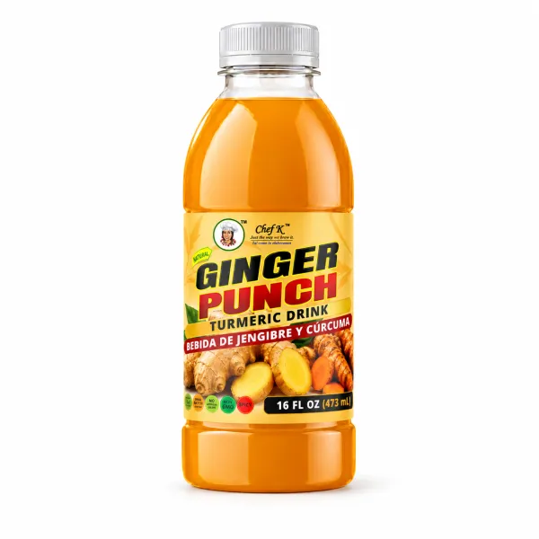 Ginger Punch with Fresh Turmeric