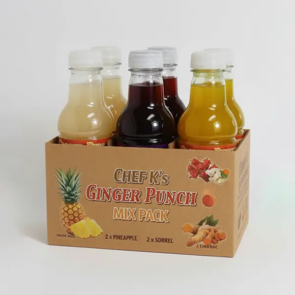 Mix Pack – Pineapple, Sorrel & Turmeric (6 Bottles)