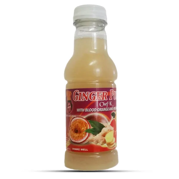 Chef K, Inc. | Ginger Punch with Blood Orange & Passion Fruit – Fruity Ginger Blend - 16 oz